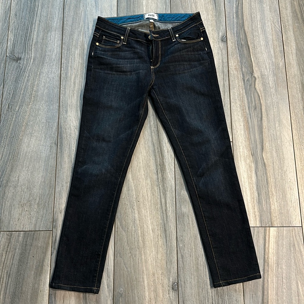 Paige Dark Wash Jeans -Size 26 (Runs BIG)